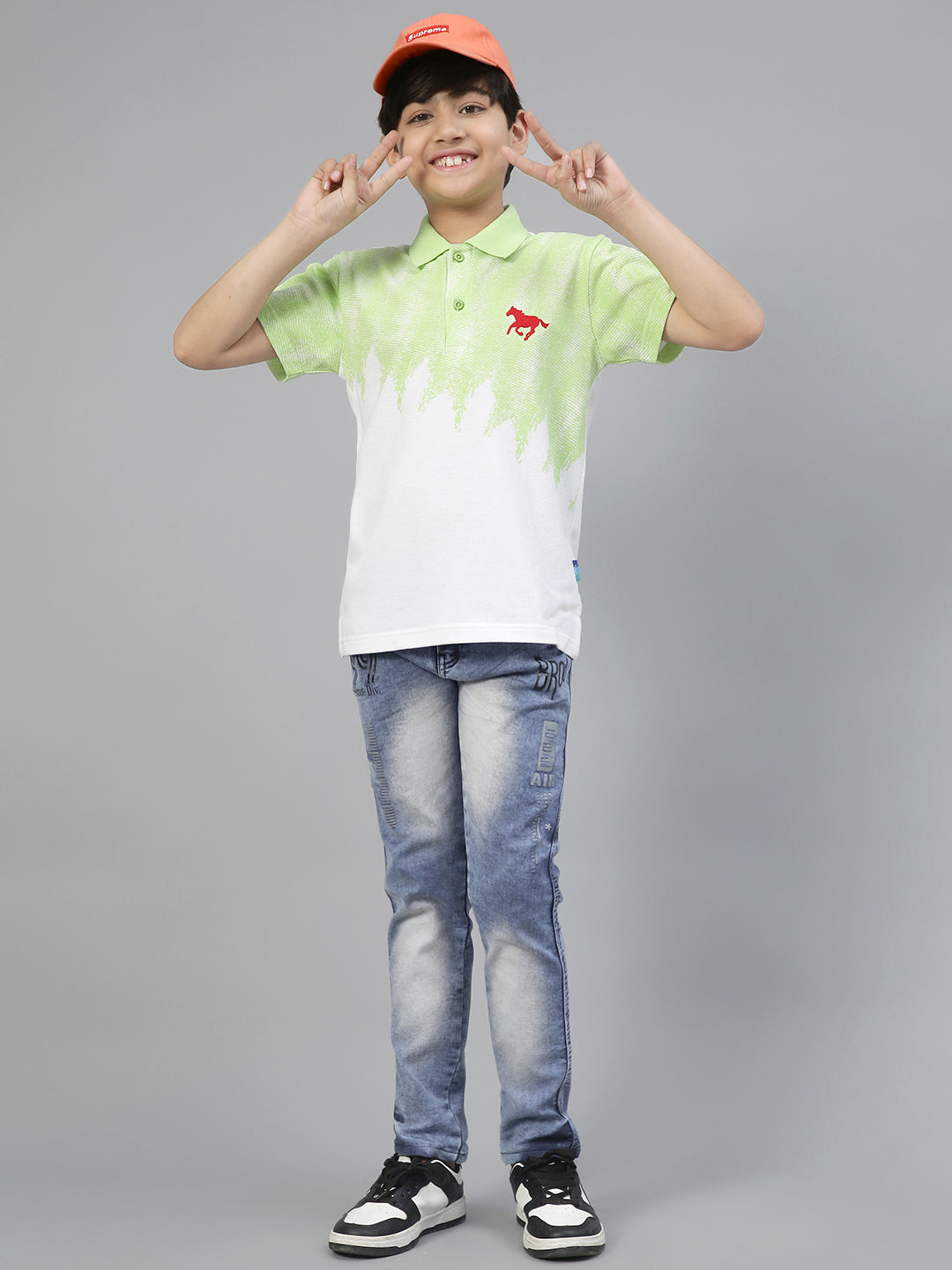 Lil Tomatoes Boys Cotton Polo T-shirt