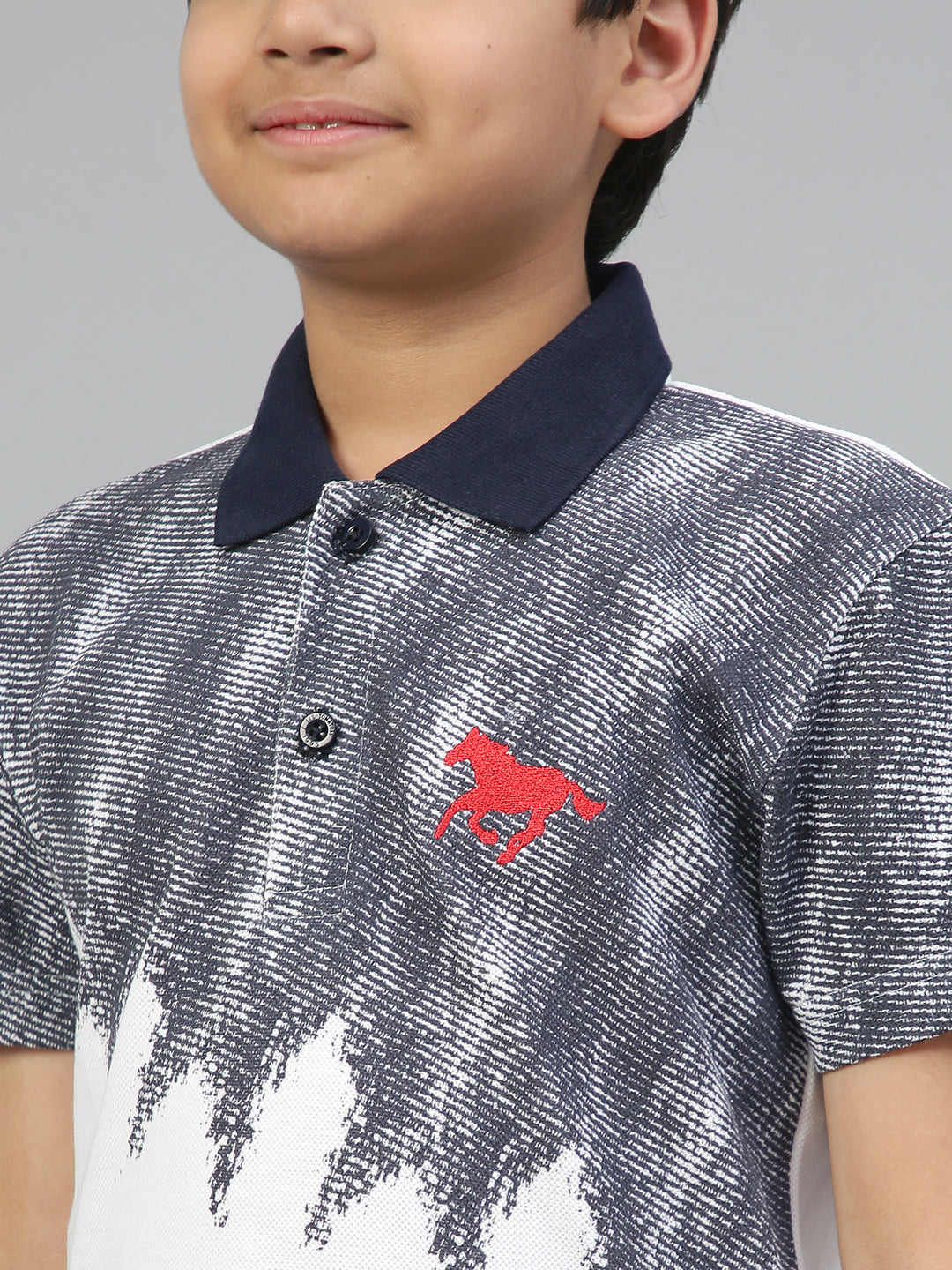 Lil Tomatoes Boys Cotton Polo T-shirt