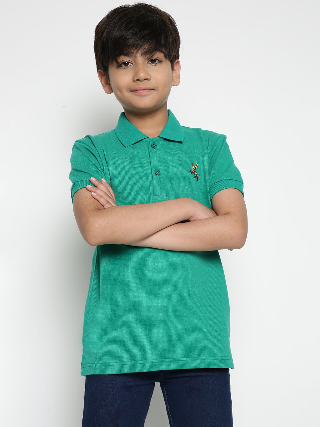 Lil Tomatoes Boys Cotton Polo T-shirt