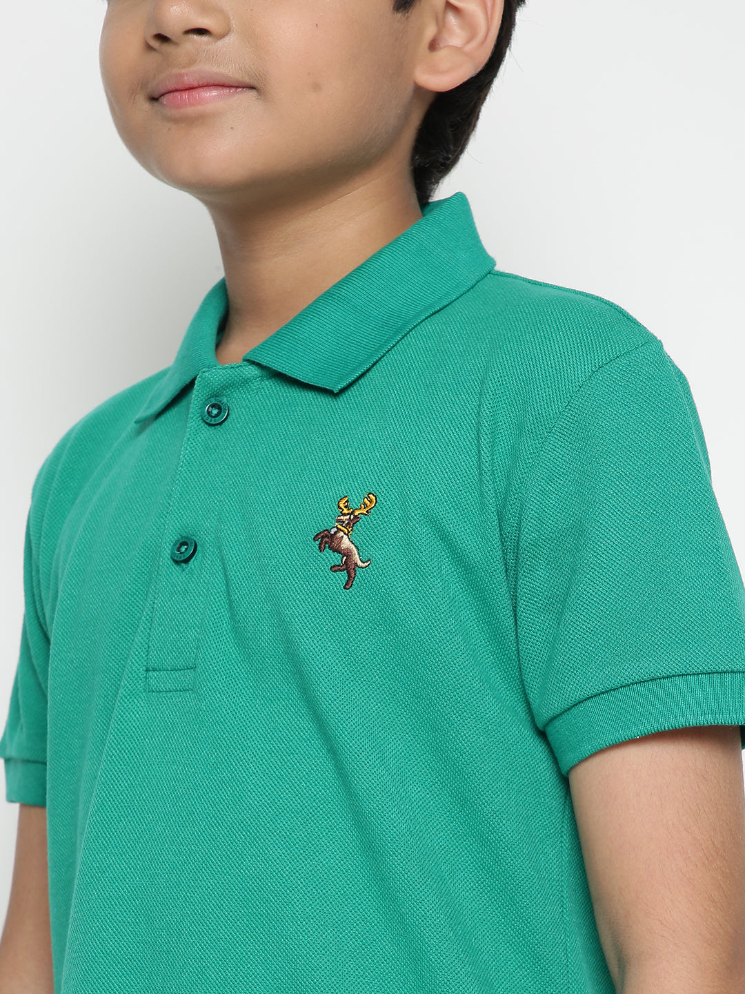 Lil Tomatoes Boys Cotton Polo T-shirt