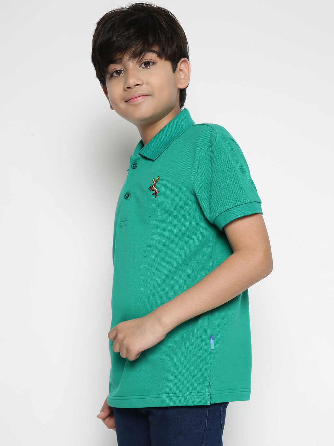 Lil Tomatoes Boys Cotton Polo T-shirt