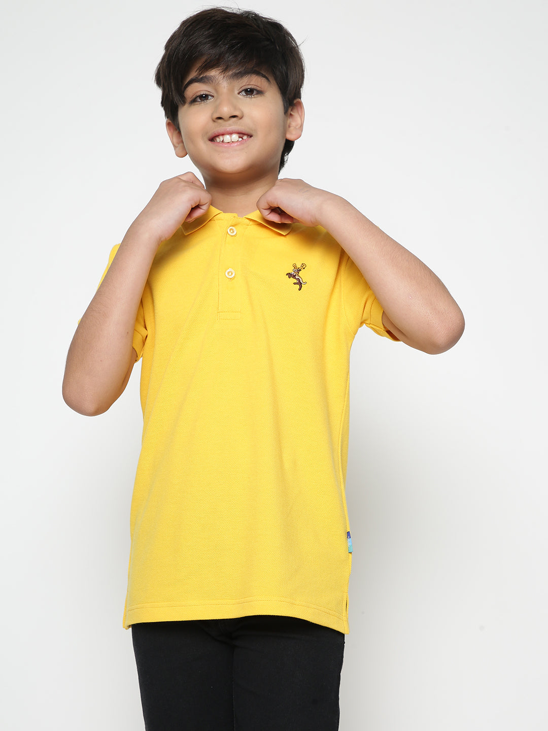 Lil Tomatoes Boys Cotton Polo T-shirt