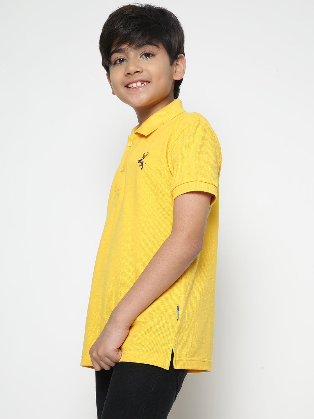 Lil Tomatoes Boys Cotton Polo T-shirt