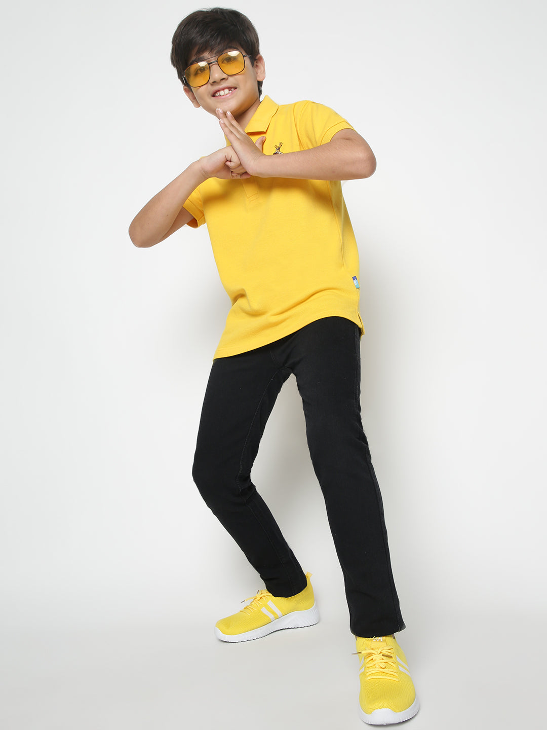 Lil Tomatoes Boys Cotton Polo T-shirt