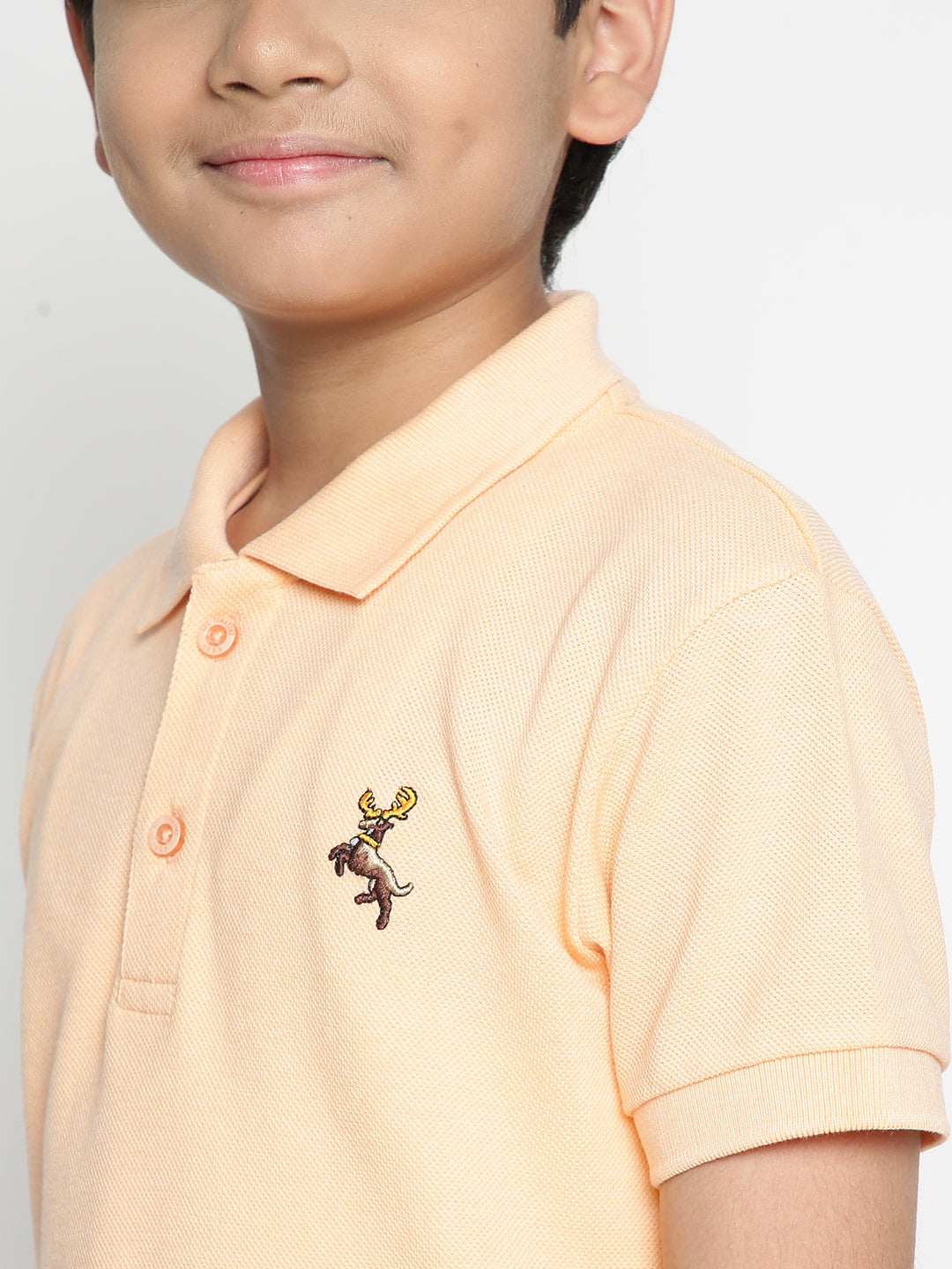 Lil Tomatoes Boys Cotton Polo T-shirt