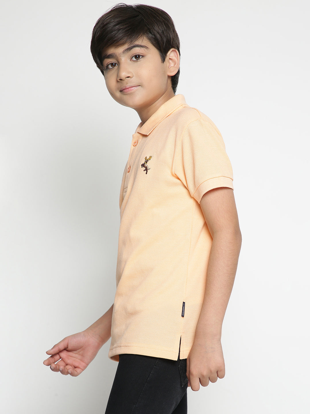Lil Tomatoes Boys Cotton Polo T-shirt