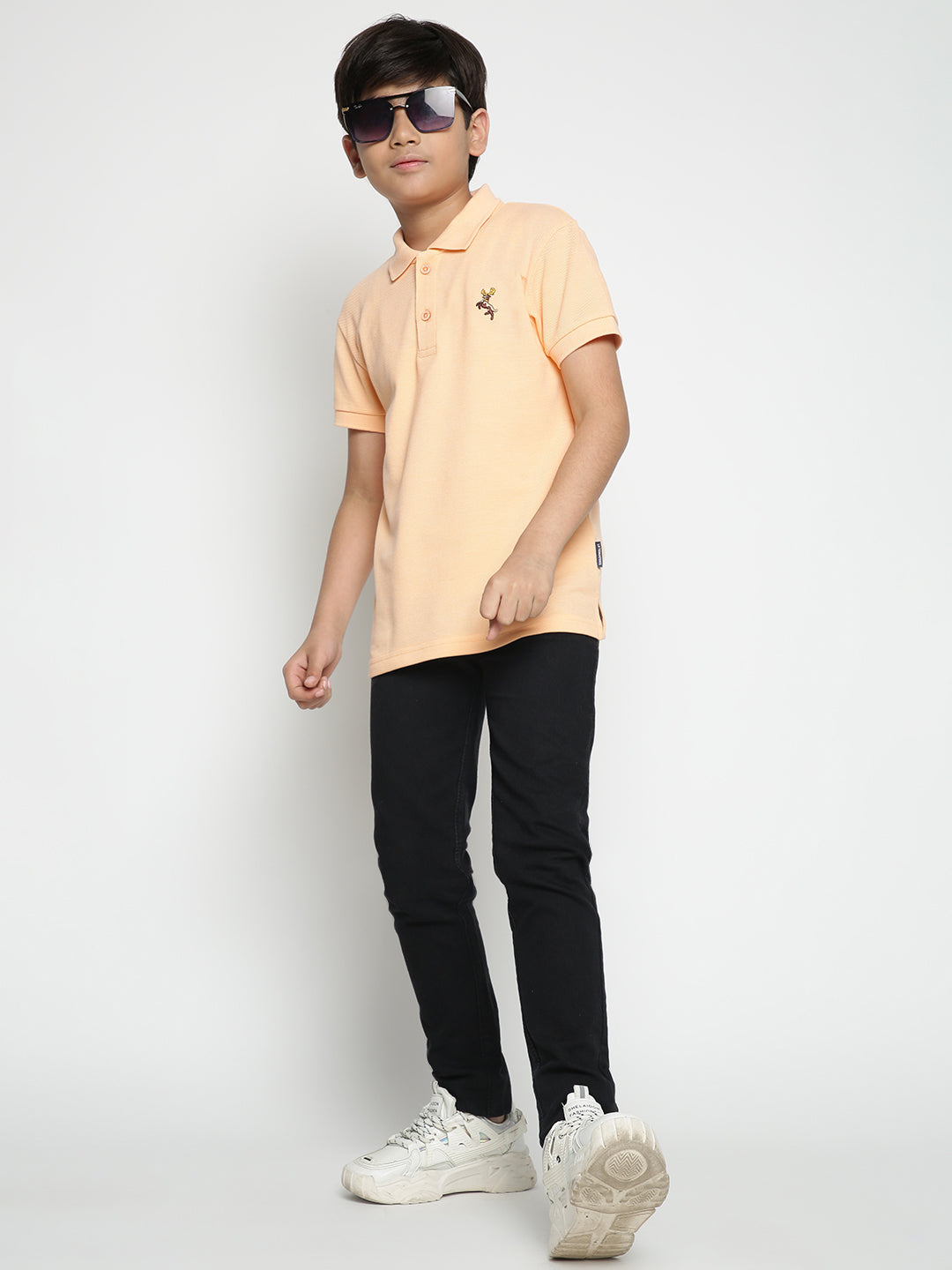 Lil Tomatoes Boys Cotton Polo T-shirt