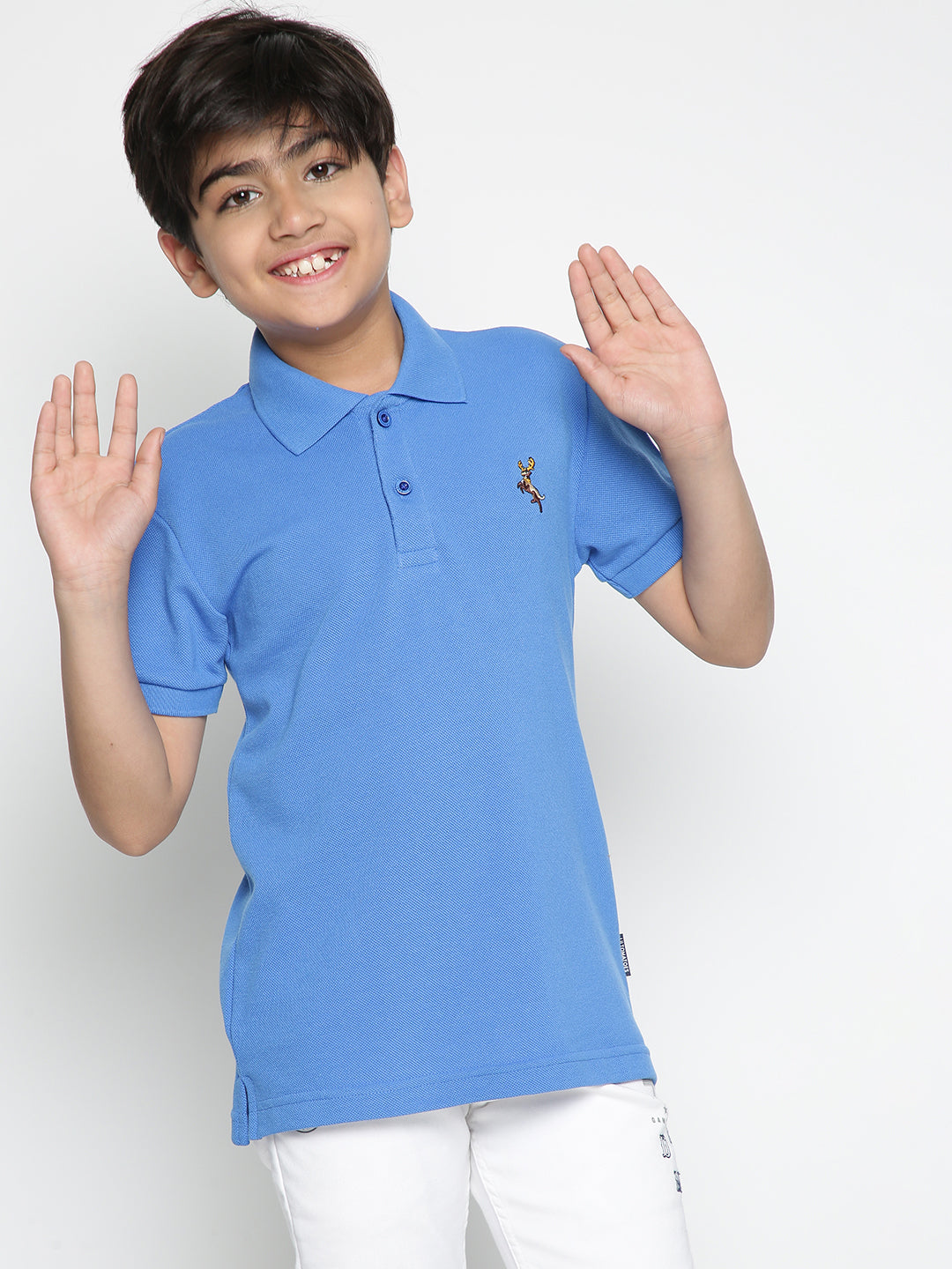 Lil Tomatoes Boys Cotton Polo T-shirt