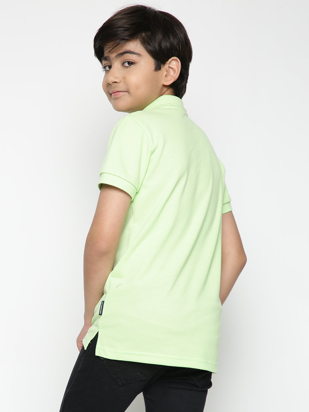 Lil Tomatoes Boys Marvel Cotton Polo T-shirt