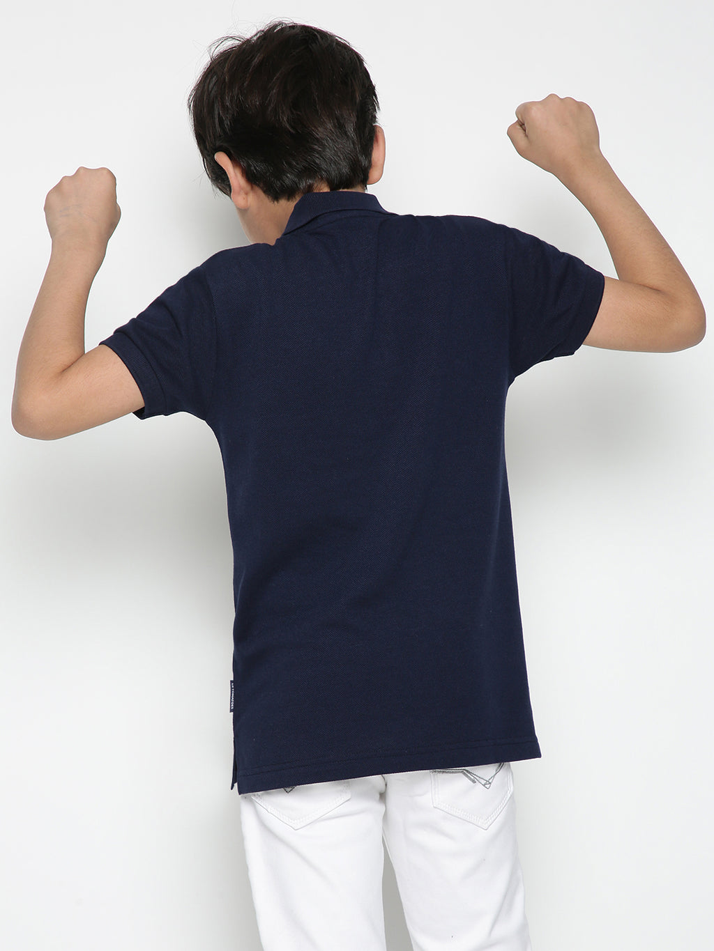 Lil Tomatoes Boys Marvel Cotton Polo T-shirt