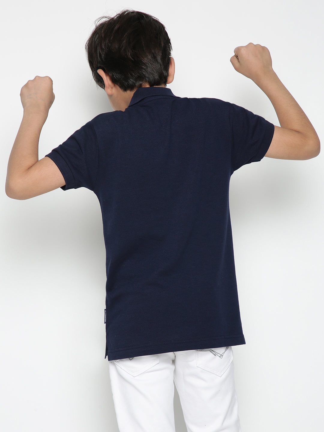 Lil Tomatoes Boys Marvel Cotton Polo T-shirt