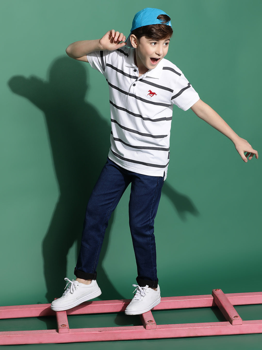 Lil Tomatoes Boys Cotton Polo T-shirt