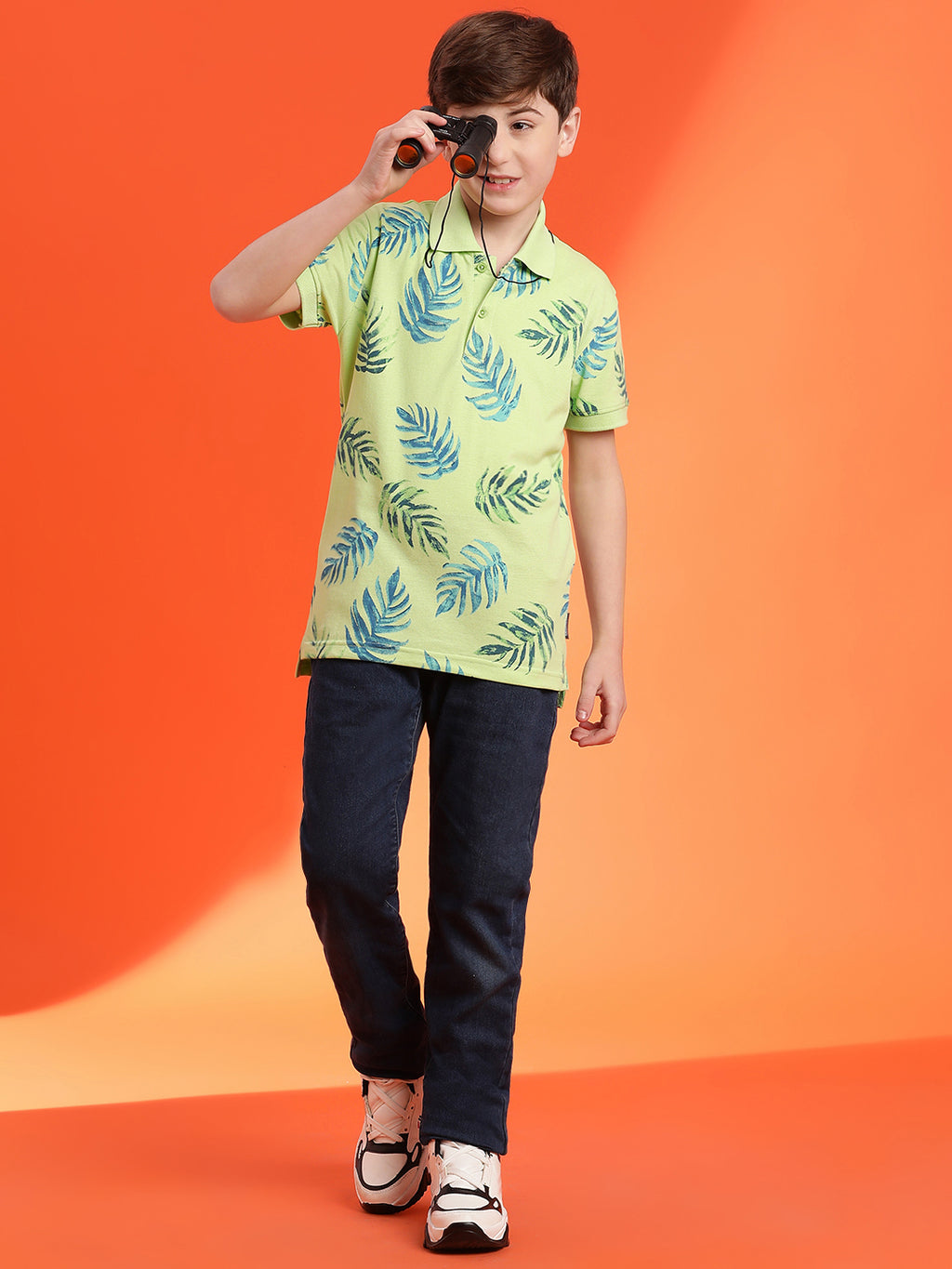 Lil Tomatoes Boys Cotton Polo T-shirt