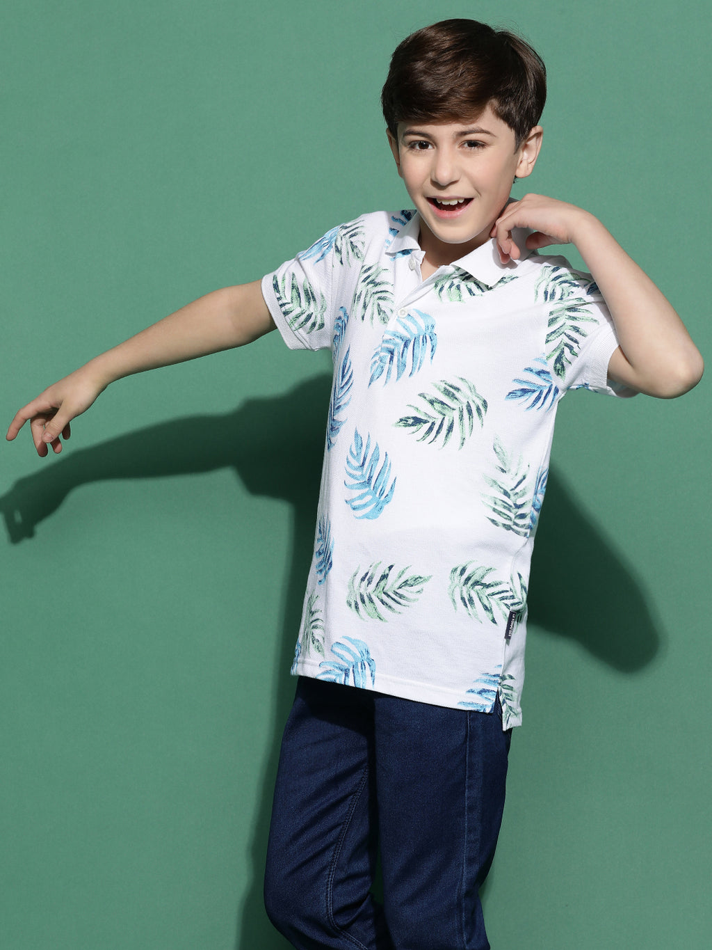Lil Tomatoes Boys Cotton Polo T-shirt