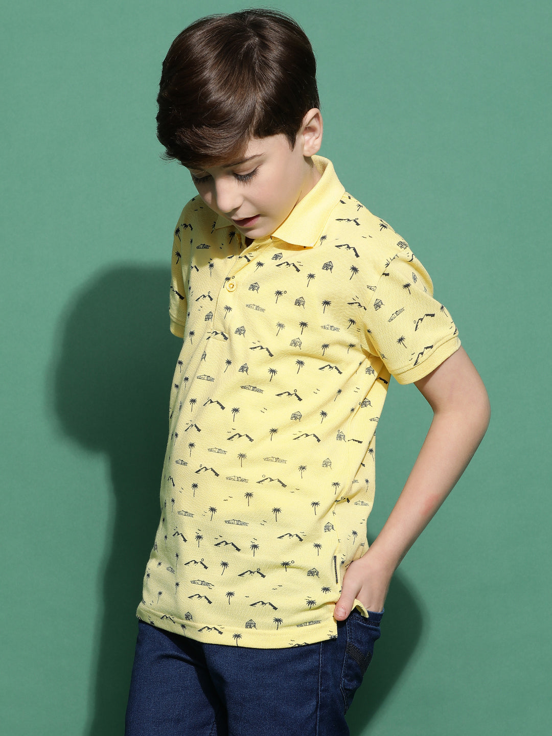 Lil Tomatoes Boys Cotton Polo T-shirt