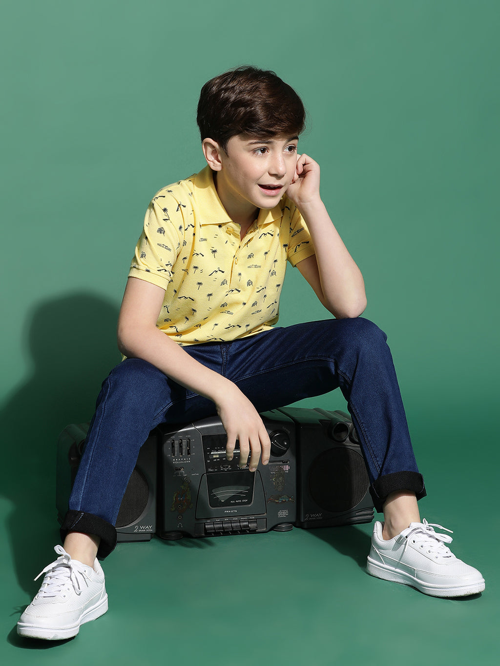 Lil Tomatoes Boys Cotton Polo T-shirt