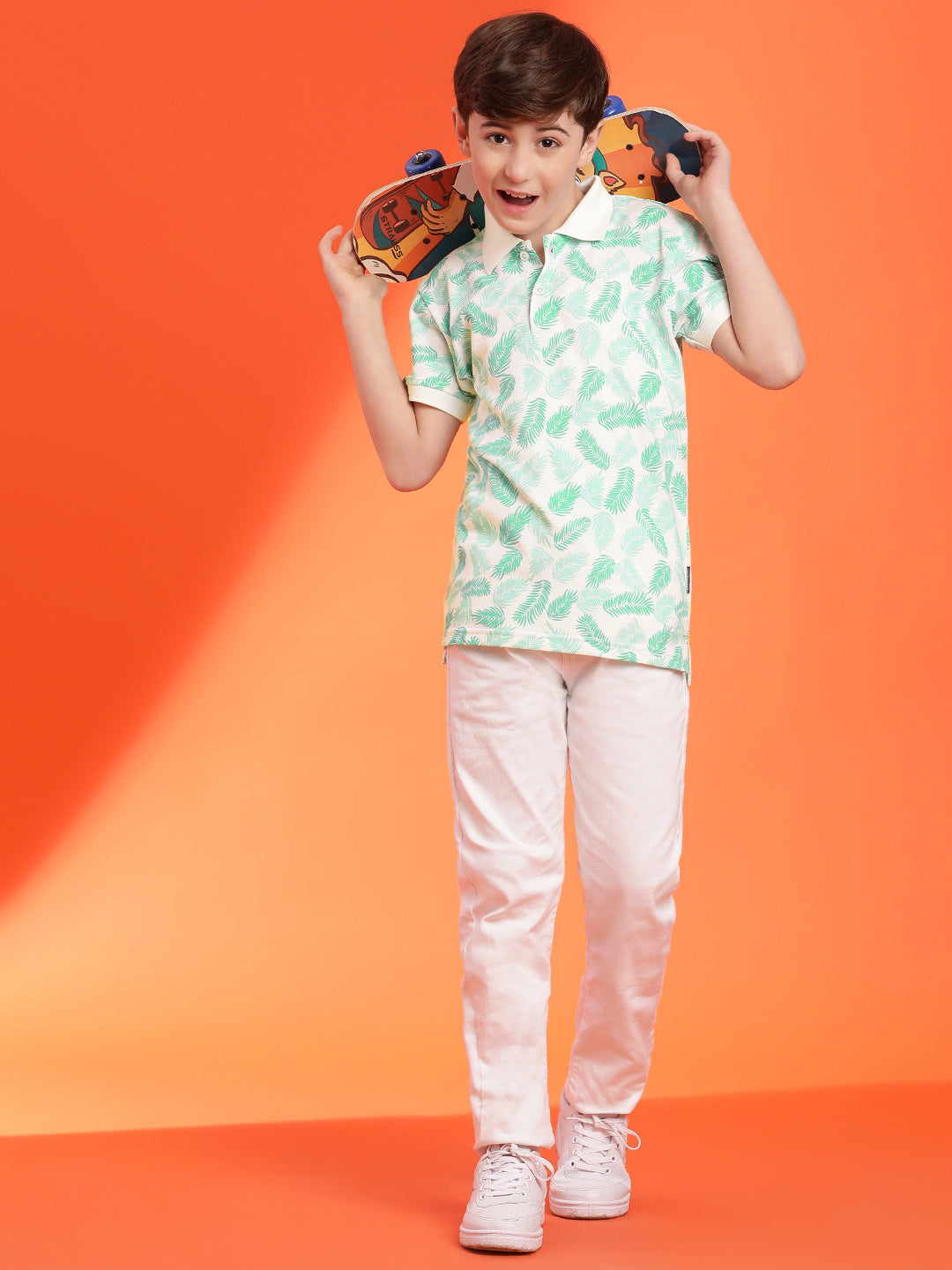 Lil Tomatoes Boys Cotton Polo T-shirt