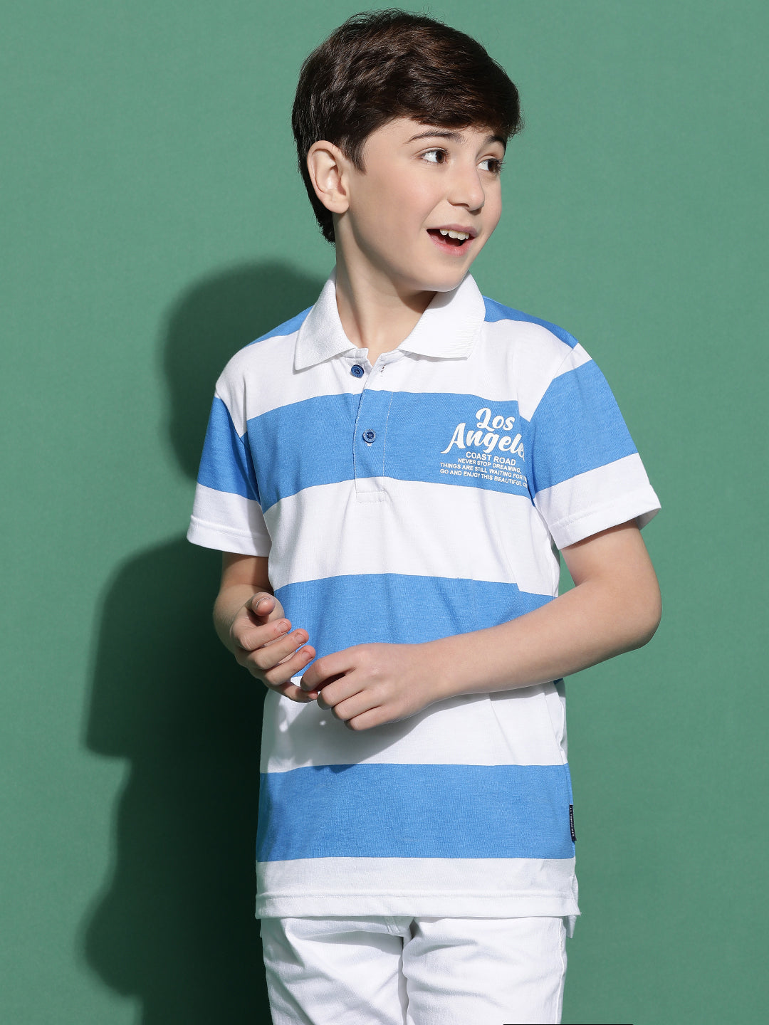 Lil Tomatoes Boys Cotton Polo T-shirt