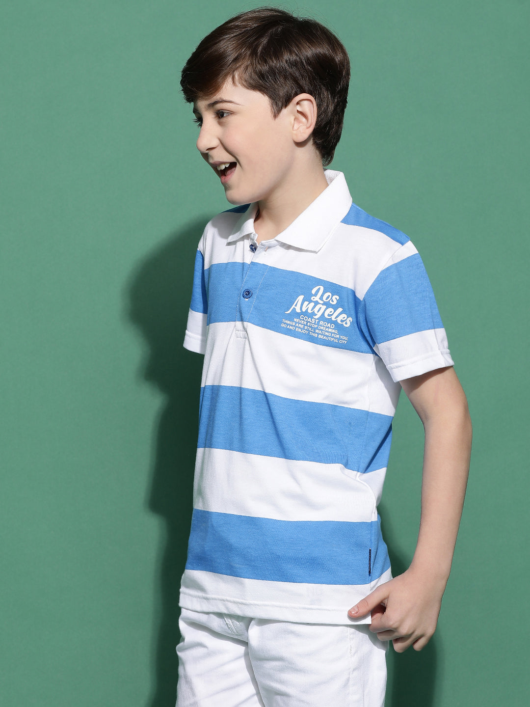 Lil Tomatoes Boys Cotton Polo T-shirt