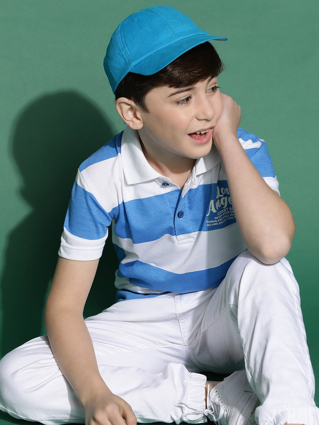 Lil Tomatoes Boys Cotton Polo T-shirt