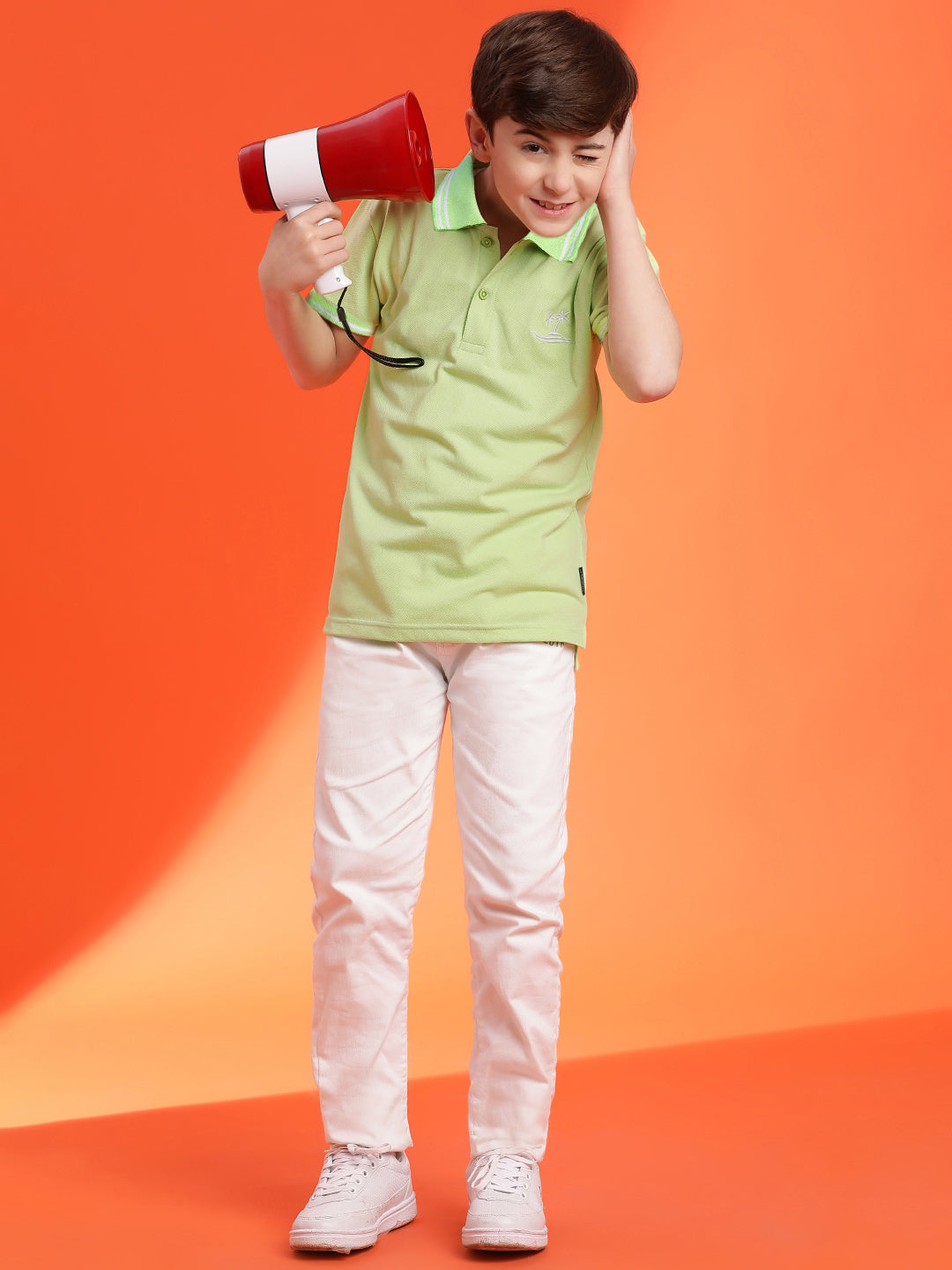 Lil Tomatoes Boys Cotton Polo T-shirt