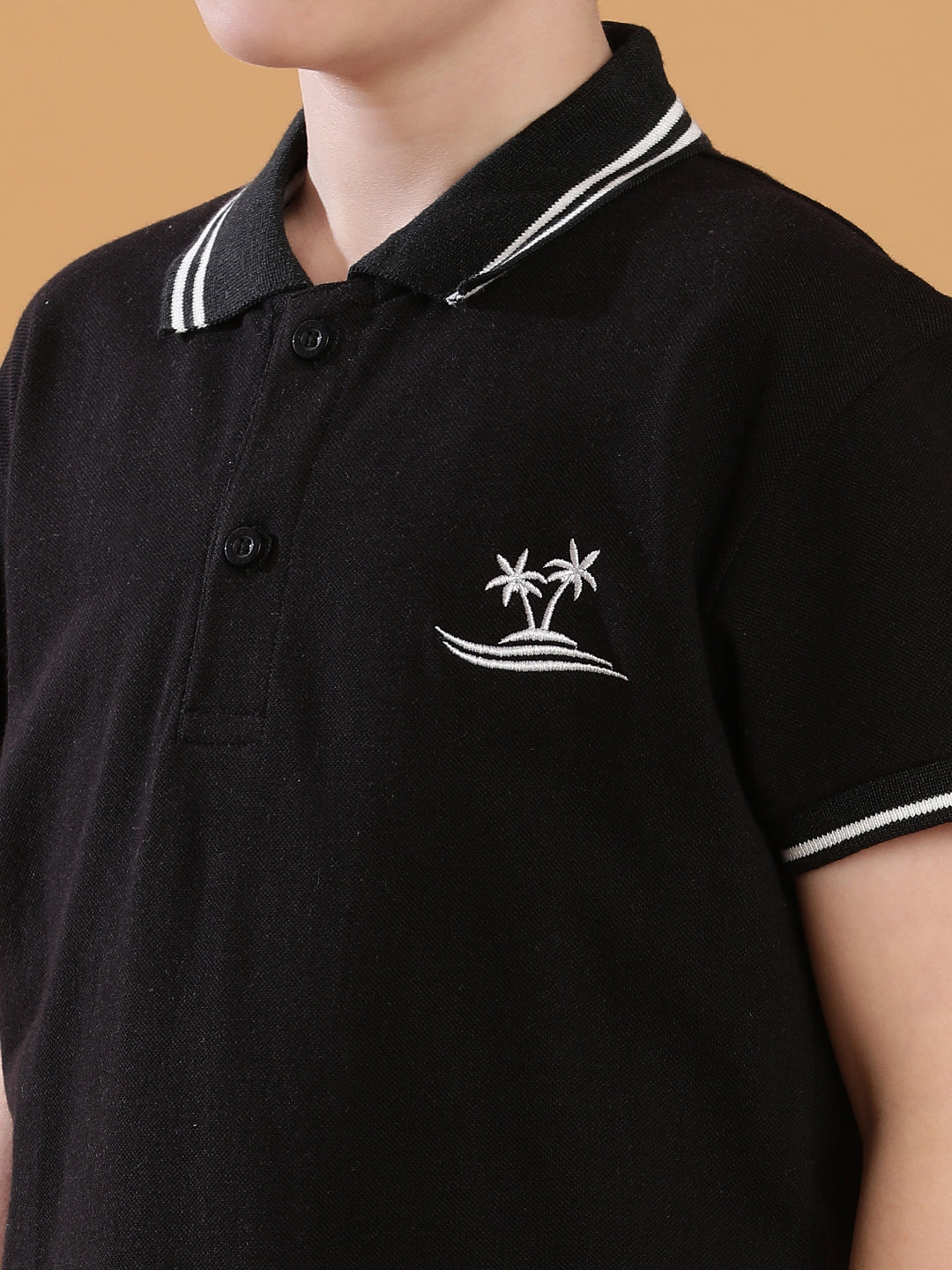 Lil Tomatoes Boys Cotton Polo T-shirt