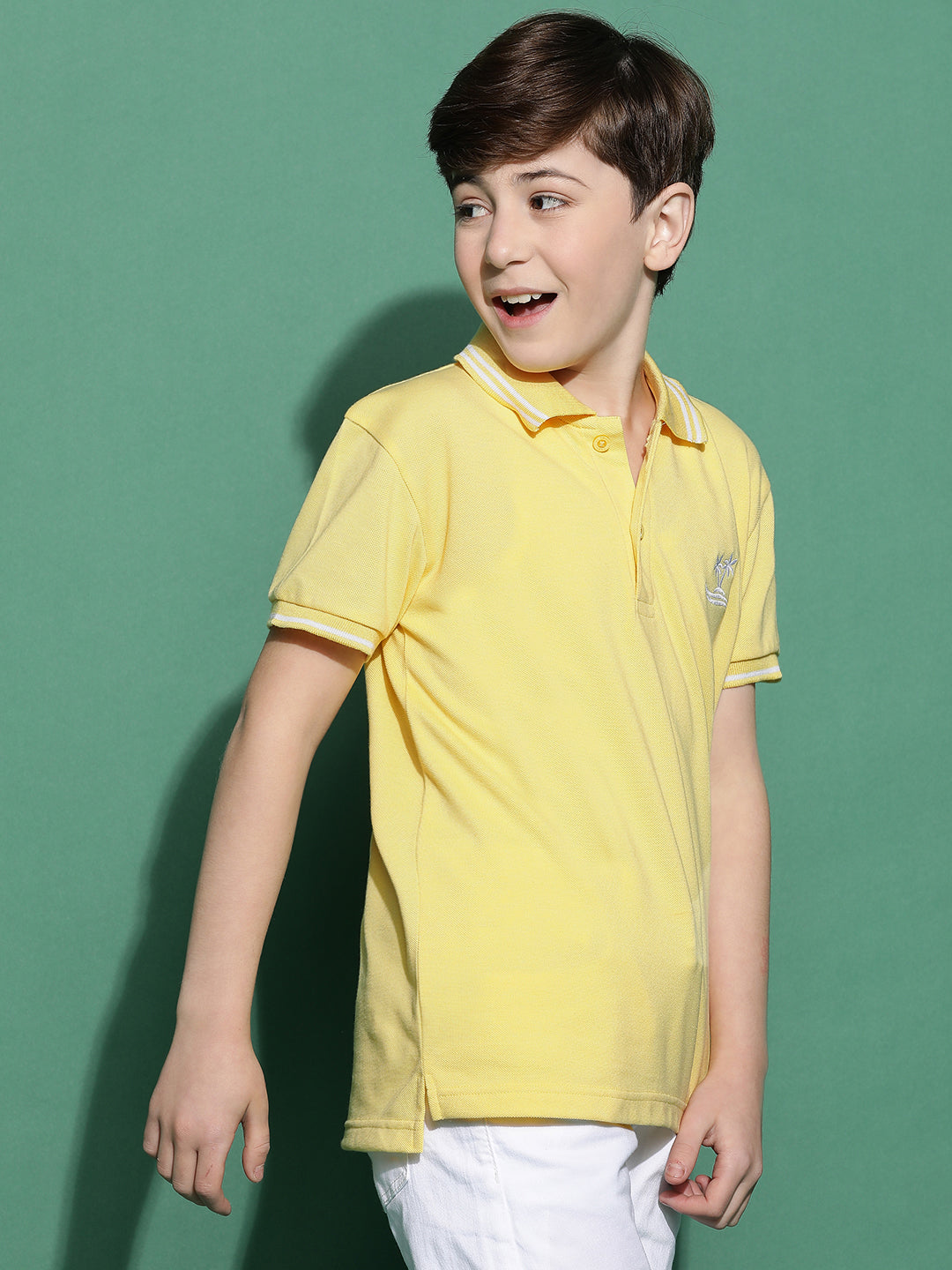 Lil Tomatoes Boys Cotton Polo T-shirt