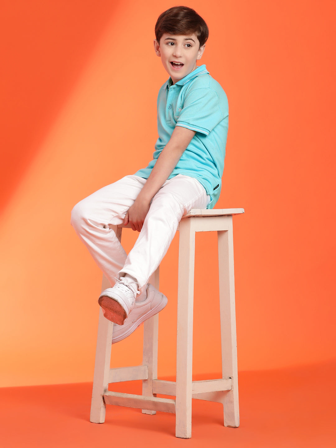 Lil Tomatoes Boys Cotton Polo T-shirt