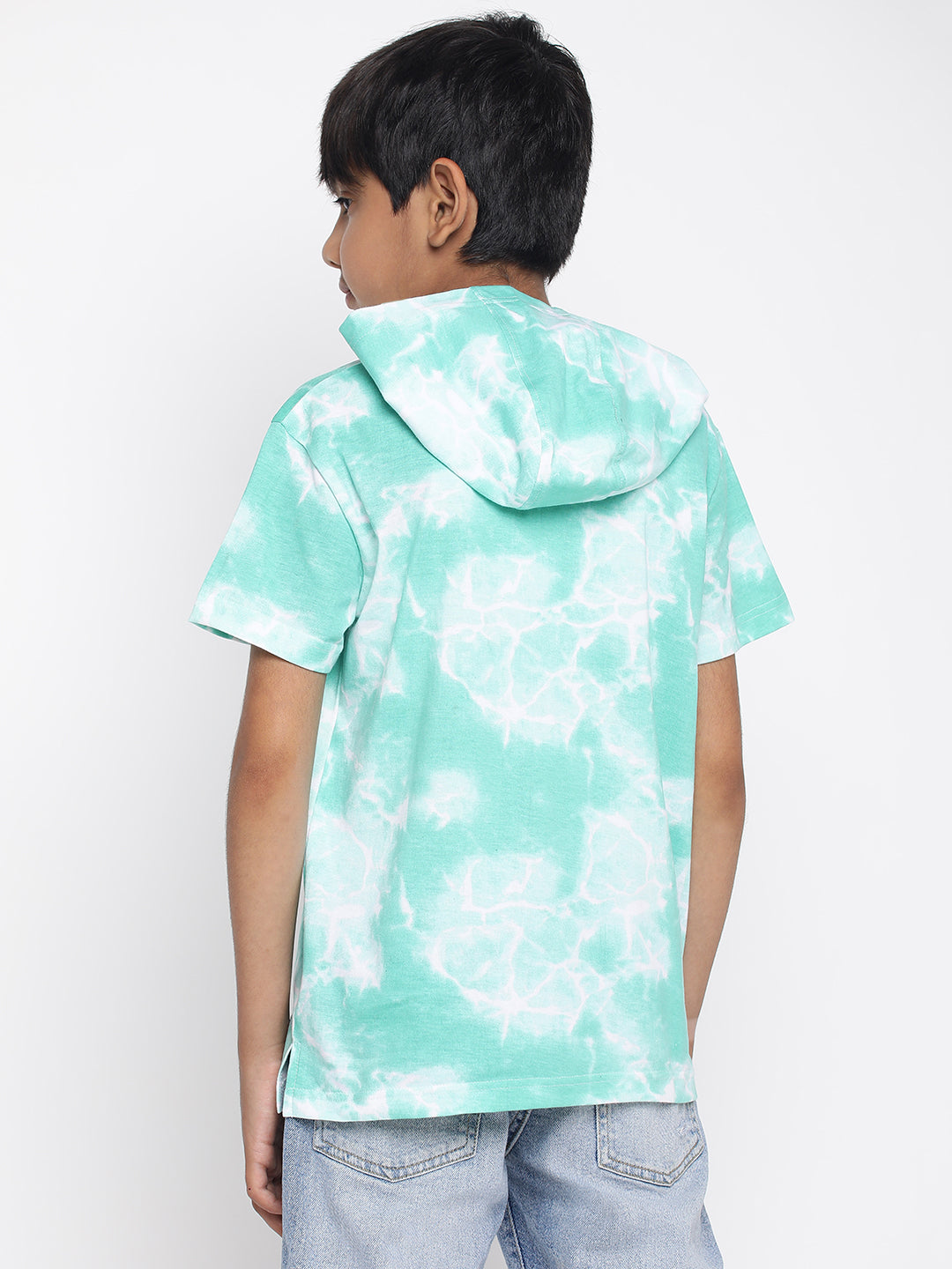 Lil Tomatoes Boys Cotton Hooded T-shirt