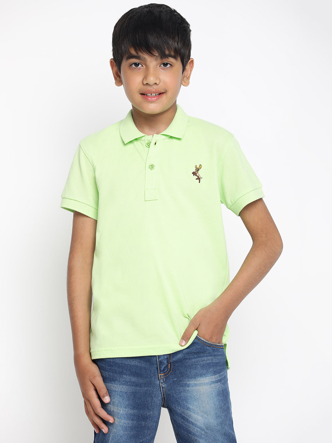 Lil Tomatoes Boys Cotton Polo T-shirt
