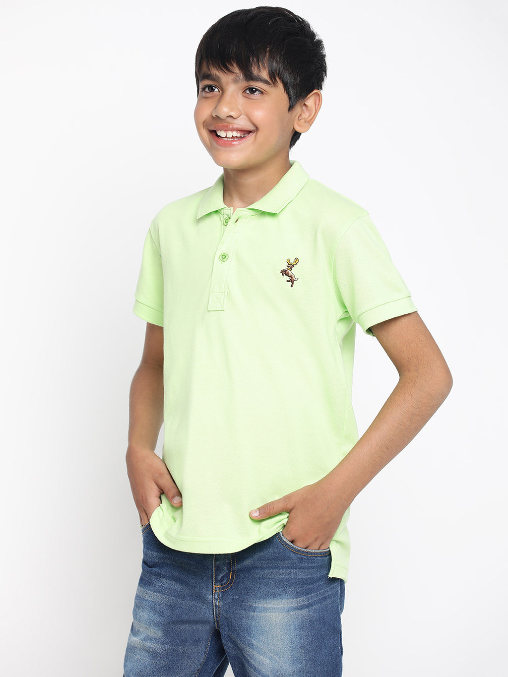 Lil Tomatoes Boys Cotton Polo T-shirt