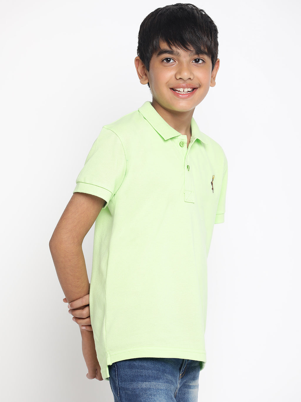 Lil Tomatoes Boys Cotton Polo T-shirt