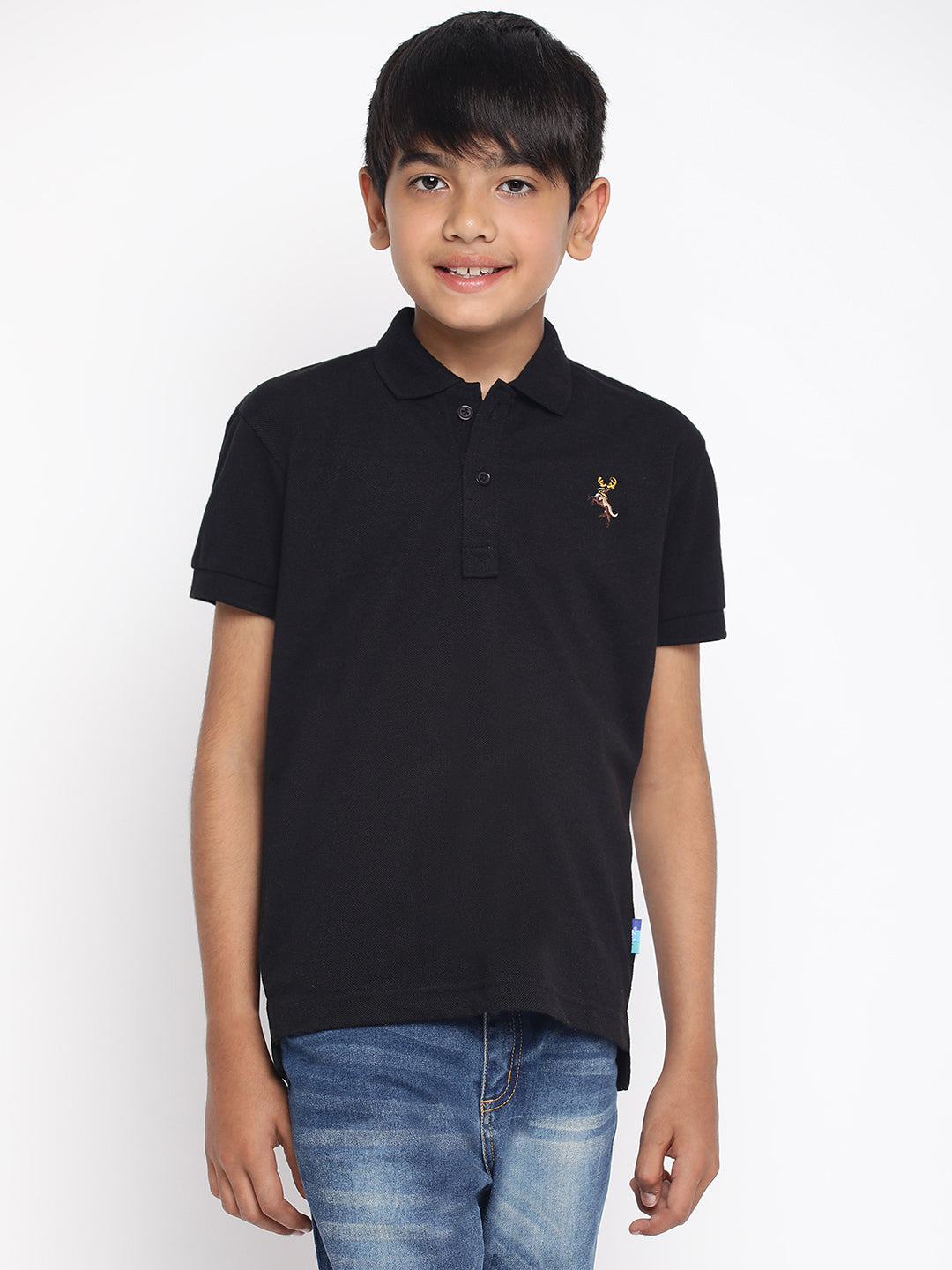 Lil Tomatoes Boys Cotton Polo T-shirt