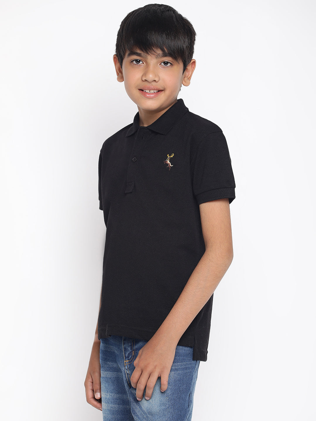 Lil Tomatoes Boys Cotton Polo T-shirt
