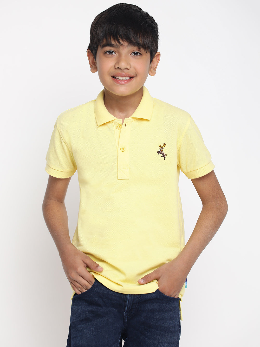Lil Tomatoes Boys Cotton Polo T-shirt