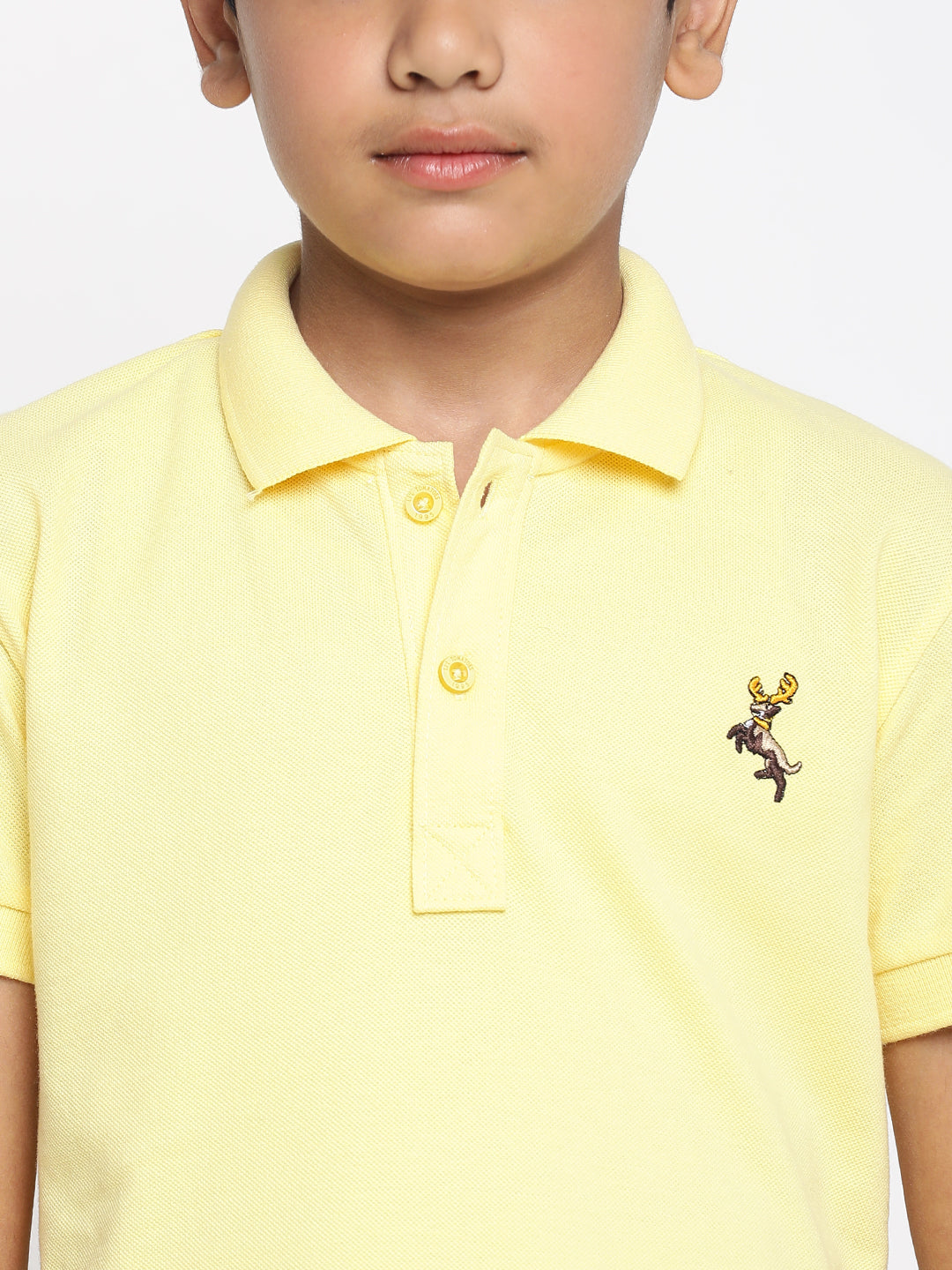 Lil Tomatoes Boys Cotton Polo T-shirt