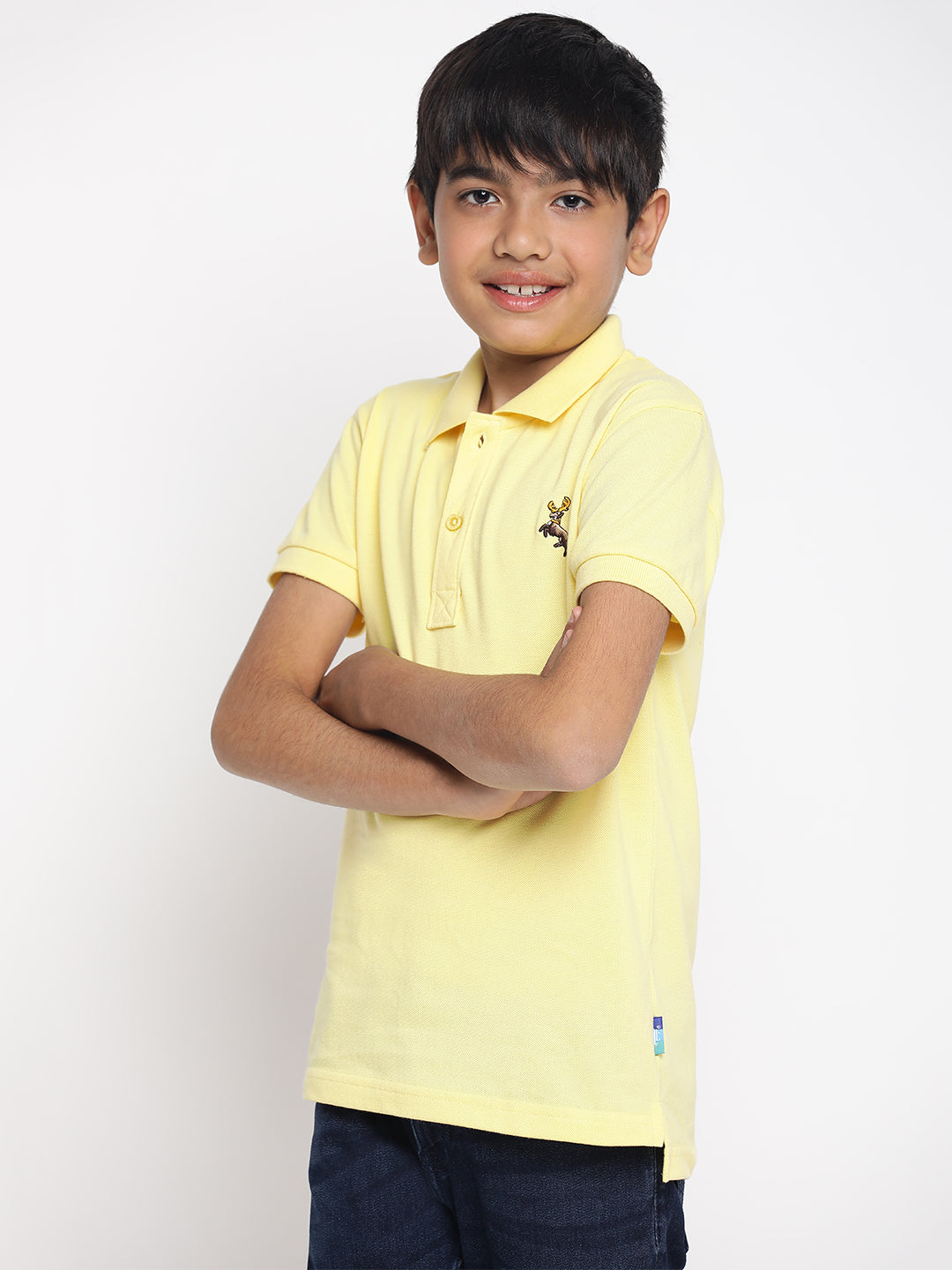 Lil Tomatoes Boys Cotton Polo T-shirt