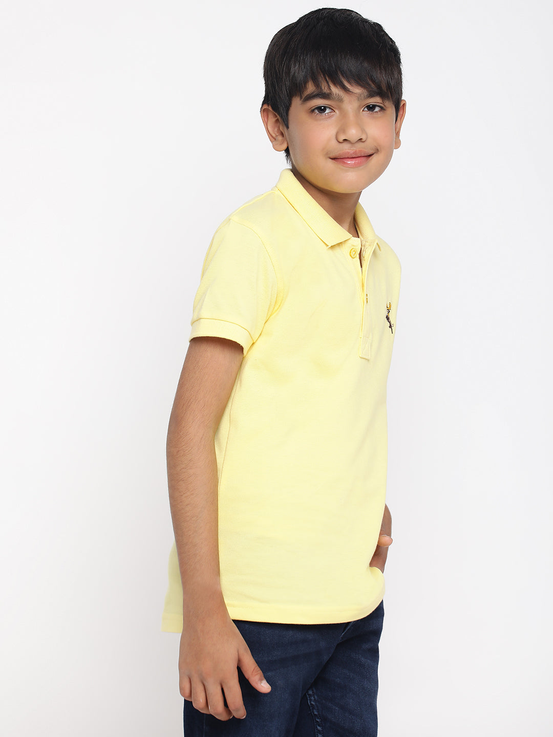 Lil Tomatoes Boys Cotton Polo T-shirt