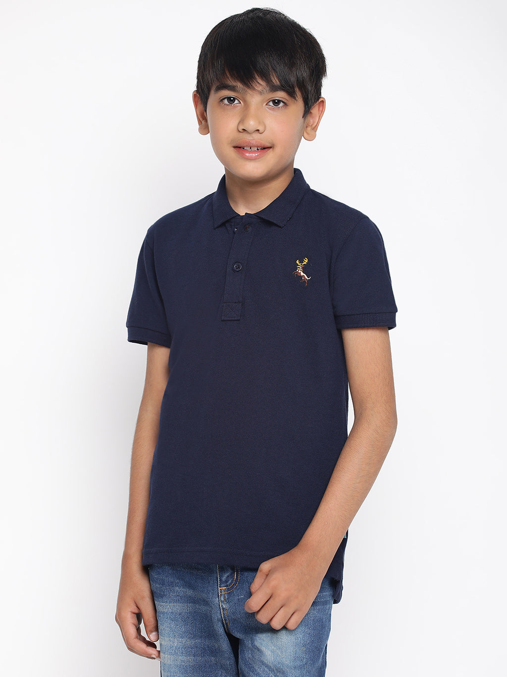 Lil Tomatoes Boys Cotton Polo T-shirt