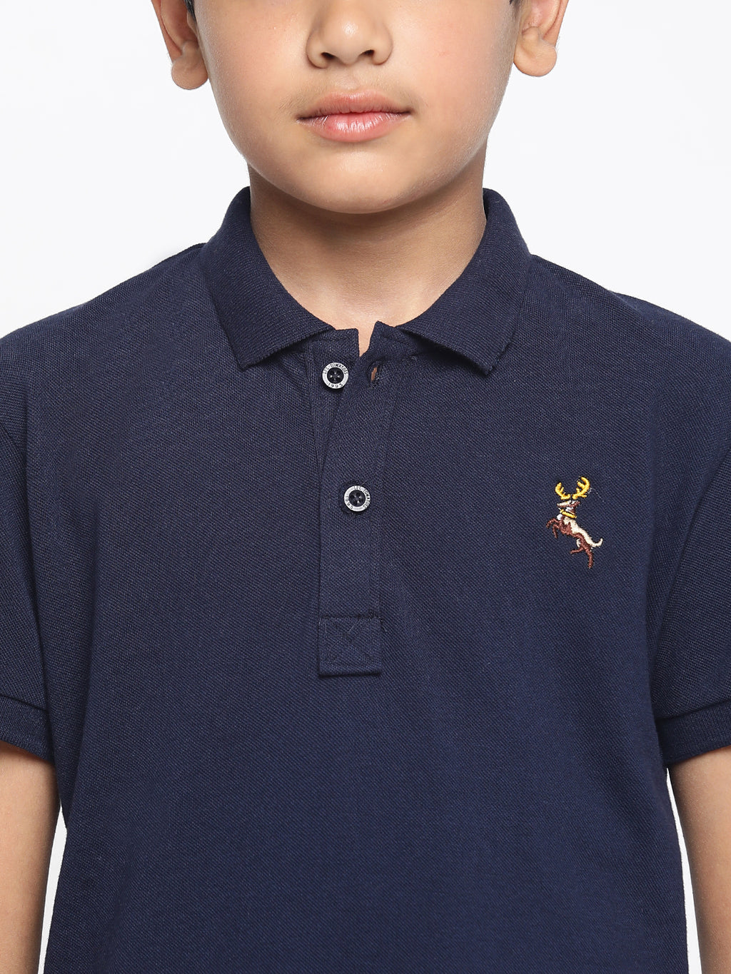 Lil Tomatoes Boys Cotton Polo T-shirt