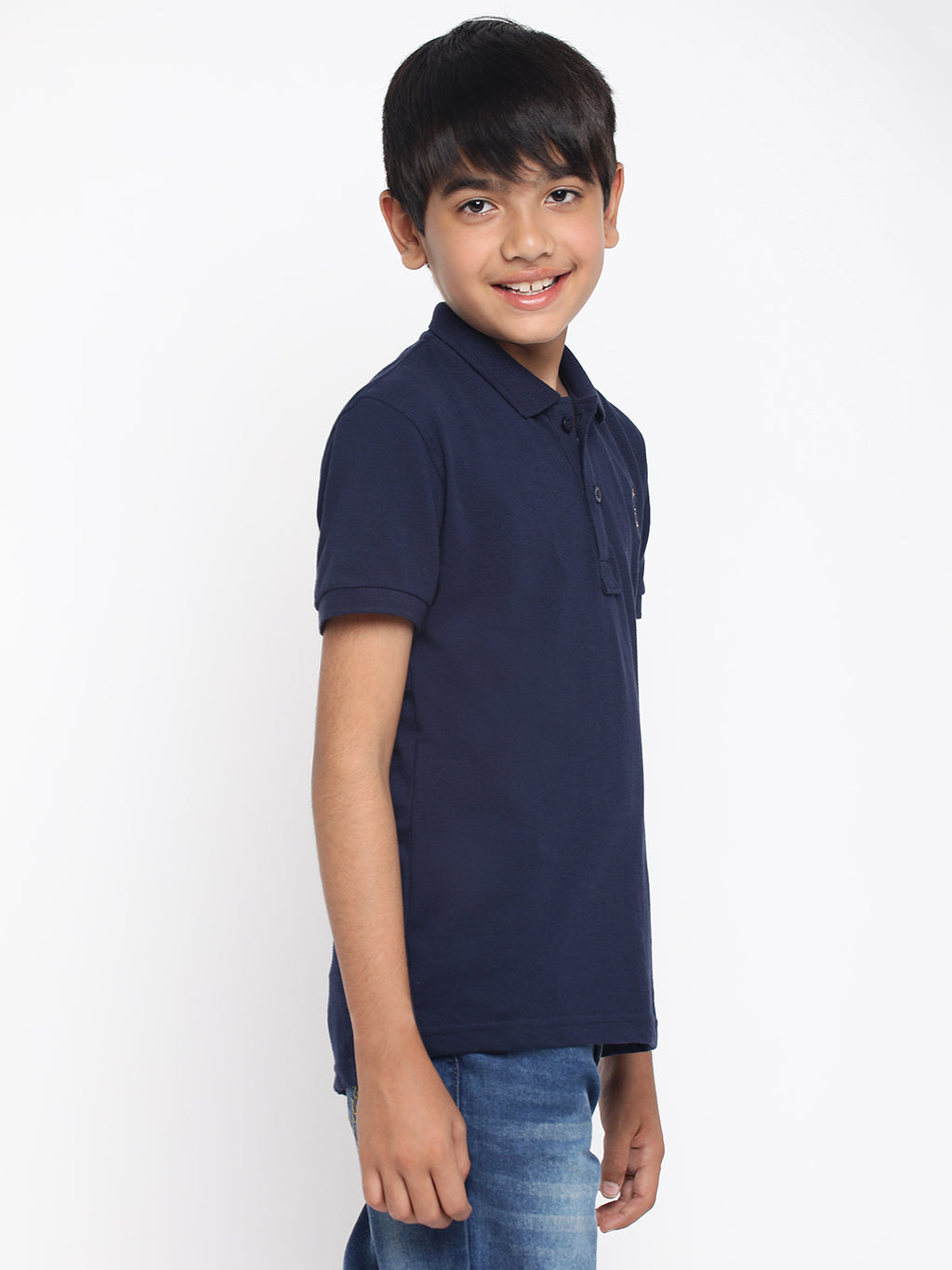 Lil Tomatoes Boys Cotton Polo T-shirt