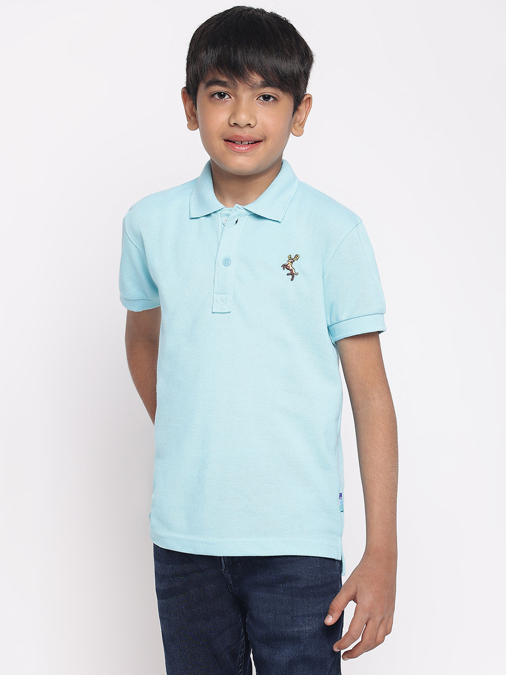 Lil Tomatoes Boys Cotton Polo T-shirt