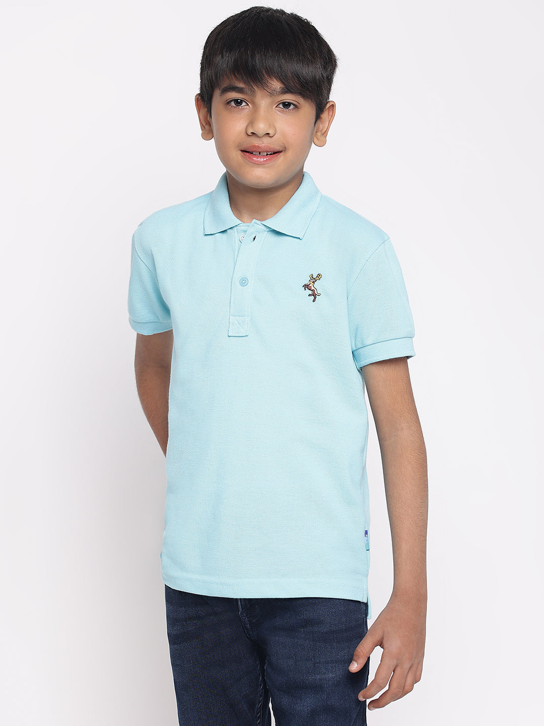 Lil Tomatoes Boys Cotton Polo T-shirt