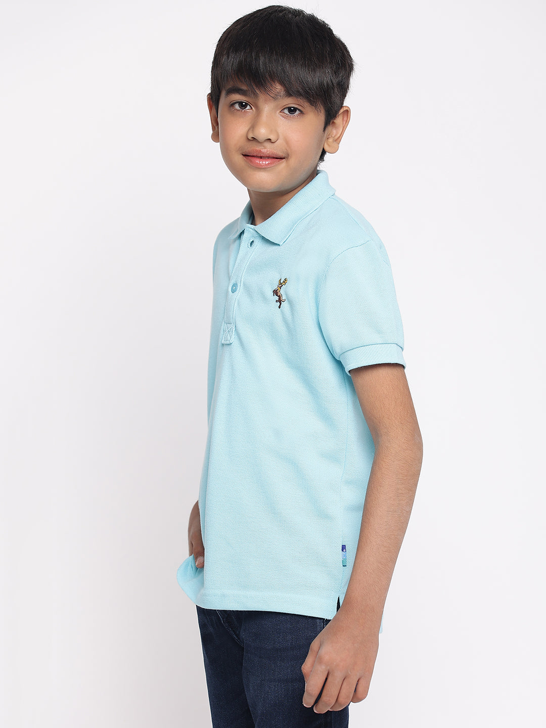 Lil Tomatoes Boys Cotton Polo T-shirt