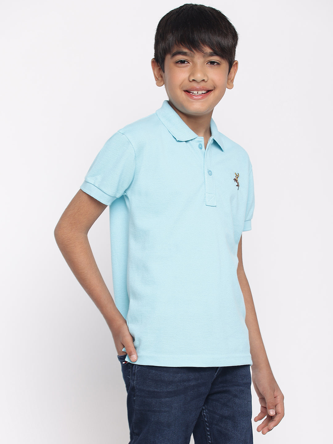 Lil Tomatoes Boys Cotton Polo T-shirt