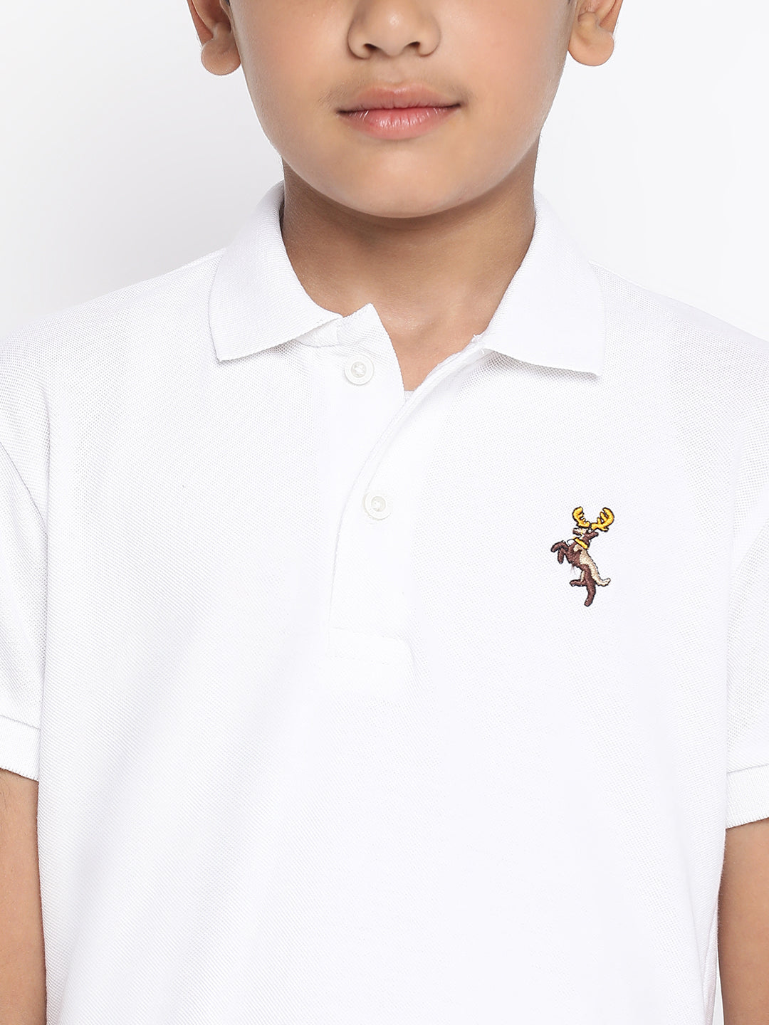 Lil Tomatoes Boys Cotton Polo T-shirt