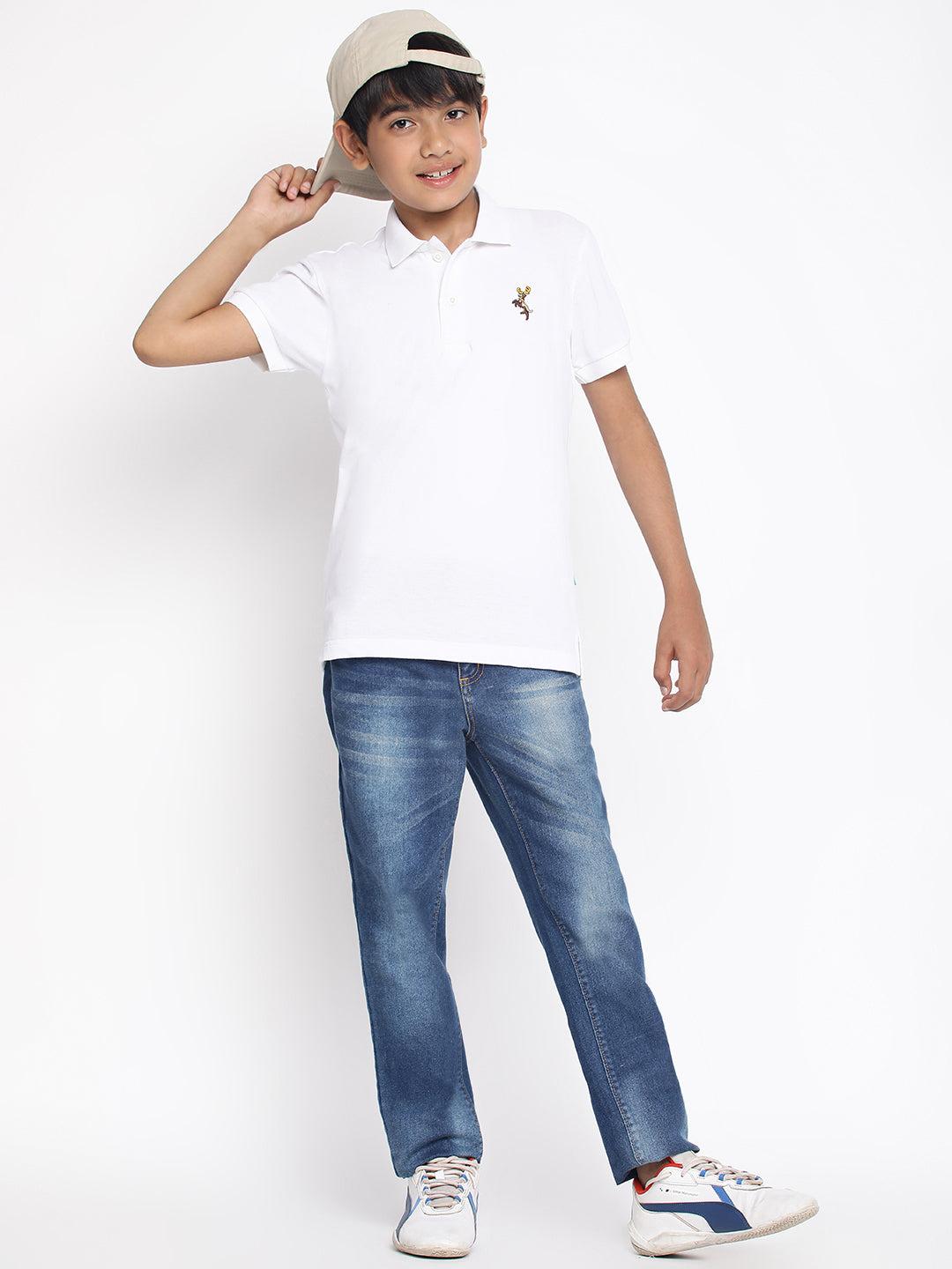 Lil Tomatoes Boys Cotton Polo T-shirt