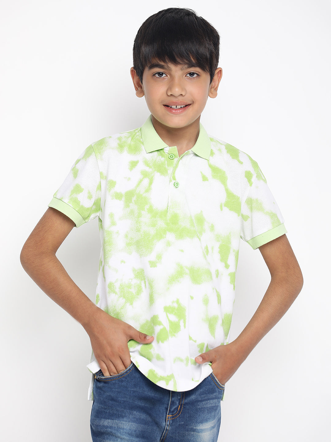 Lil Tomatoes Boys Cotton Polo T-shirt