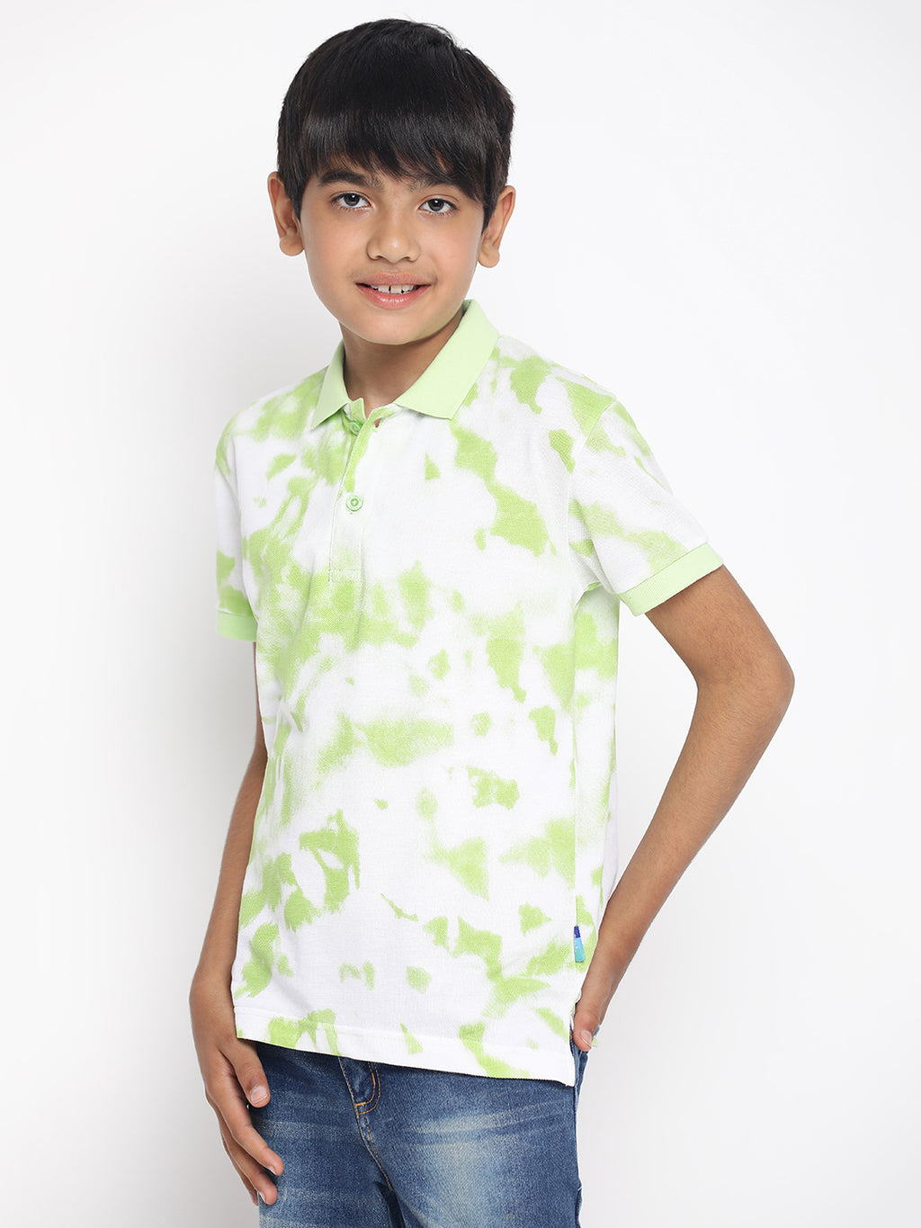 Lil Tomatoes Boys Cotton Polo T-shirt