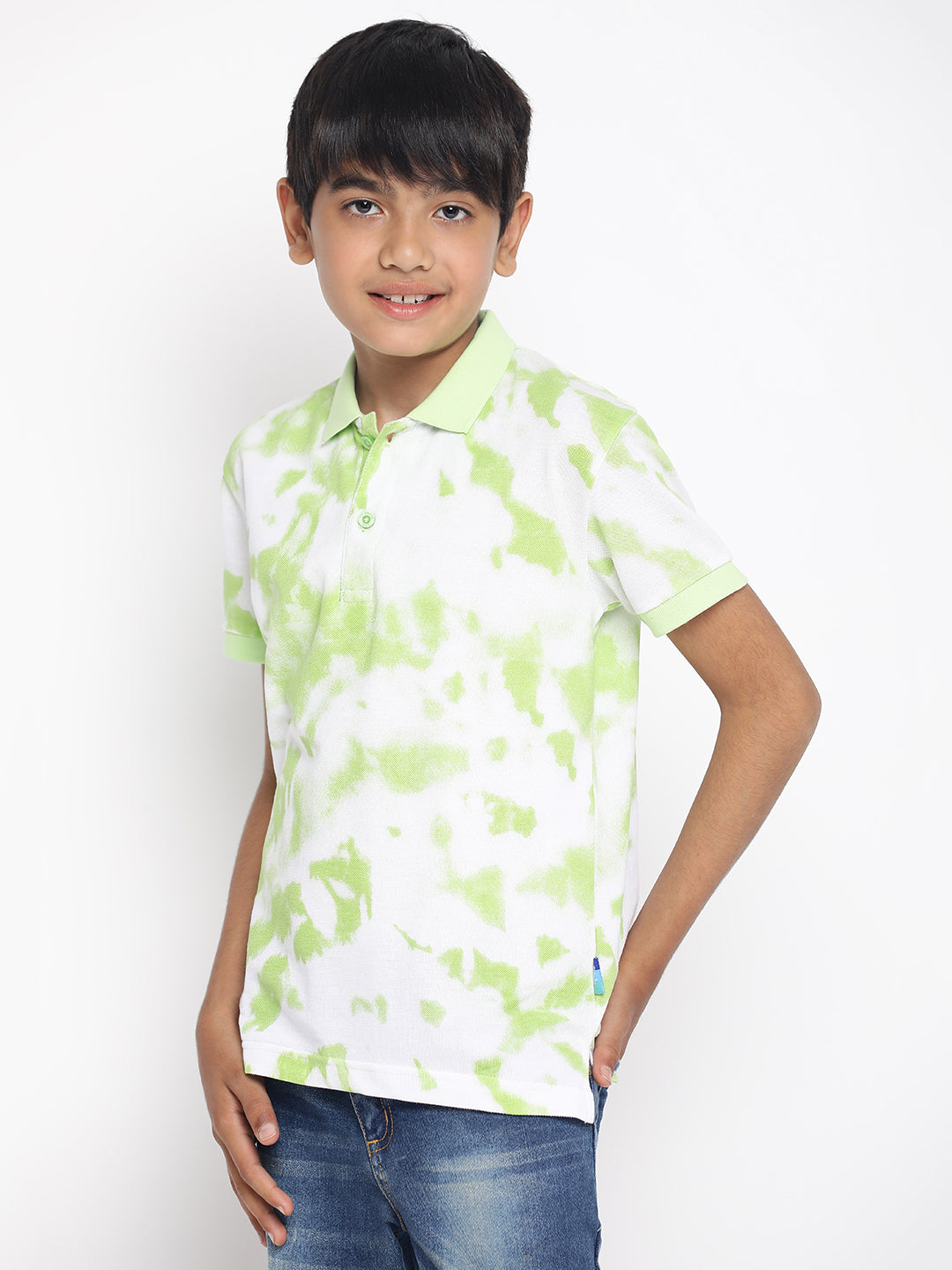 Lil Tomatoes Boys Cotton Polo T-shirt